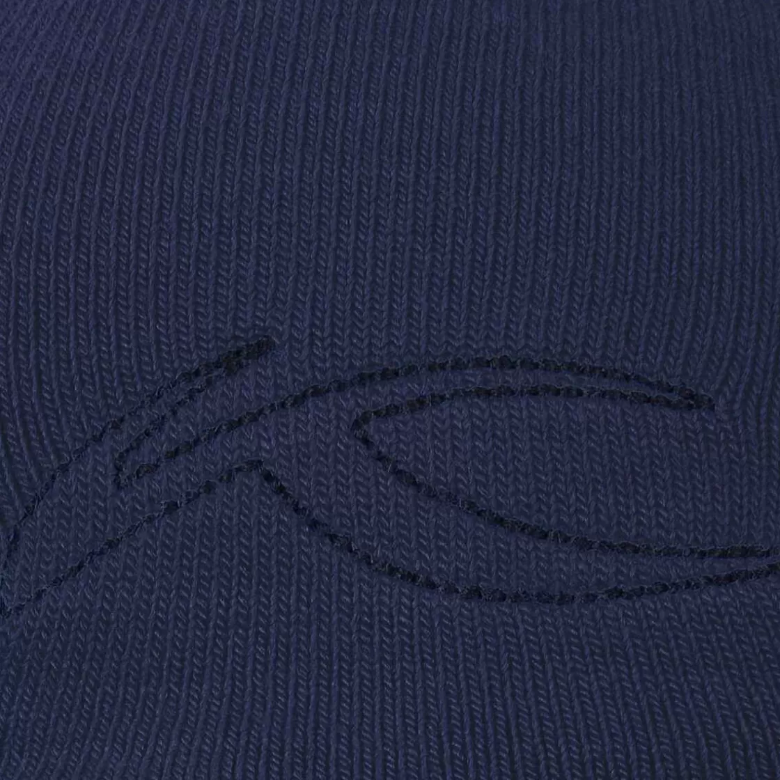 KJUS Boys' Side Logo Beanie Atlanta Blue Online