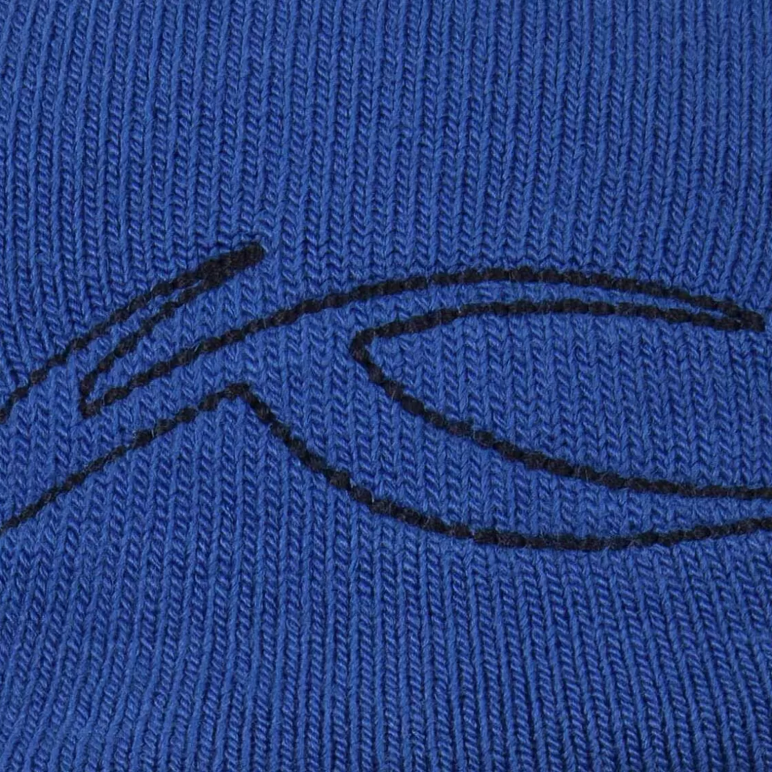 KJUS Boys' Side Logo Beanie Motion Blue Cheap