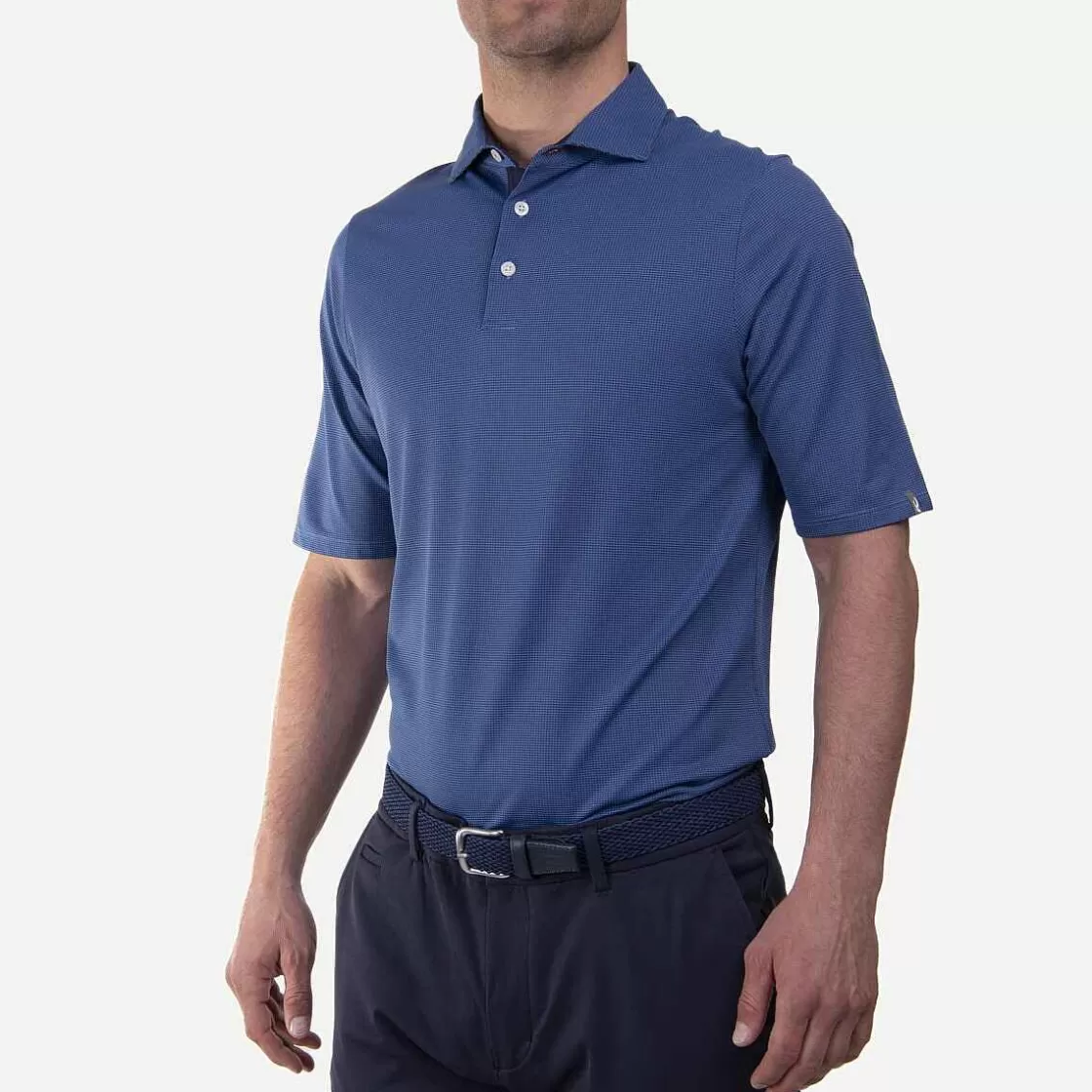 KJUS Men'S Ashton Polo S/S Clear Lake/Atlanta Blue Best Sale