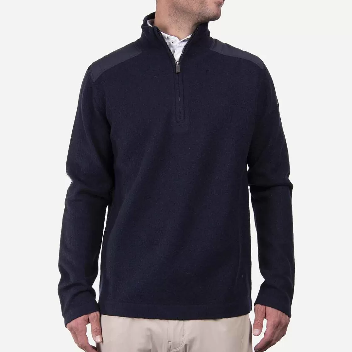 KJUS Men'S Aspen Midlayer Half-Zip Deep Space Cheap