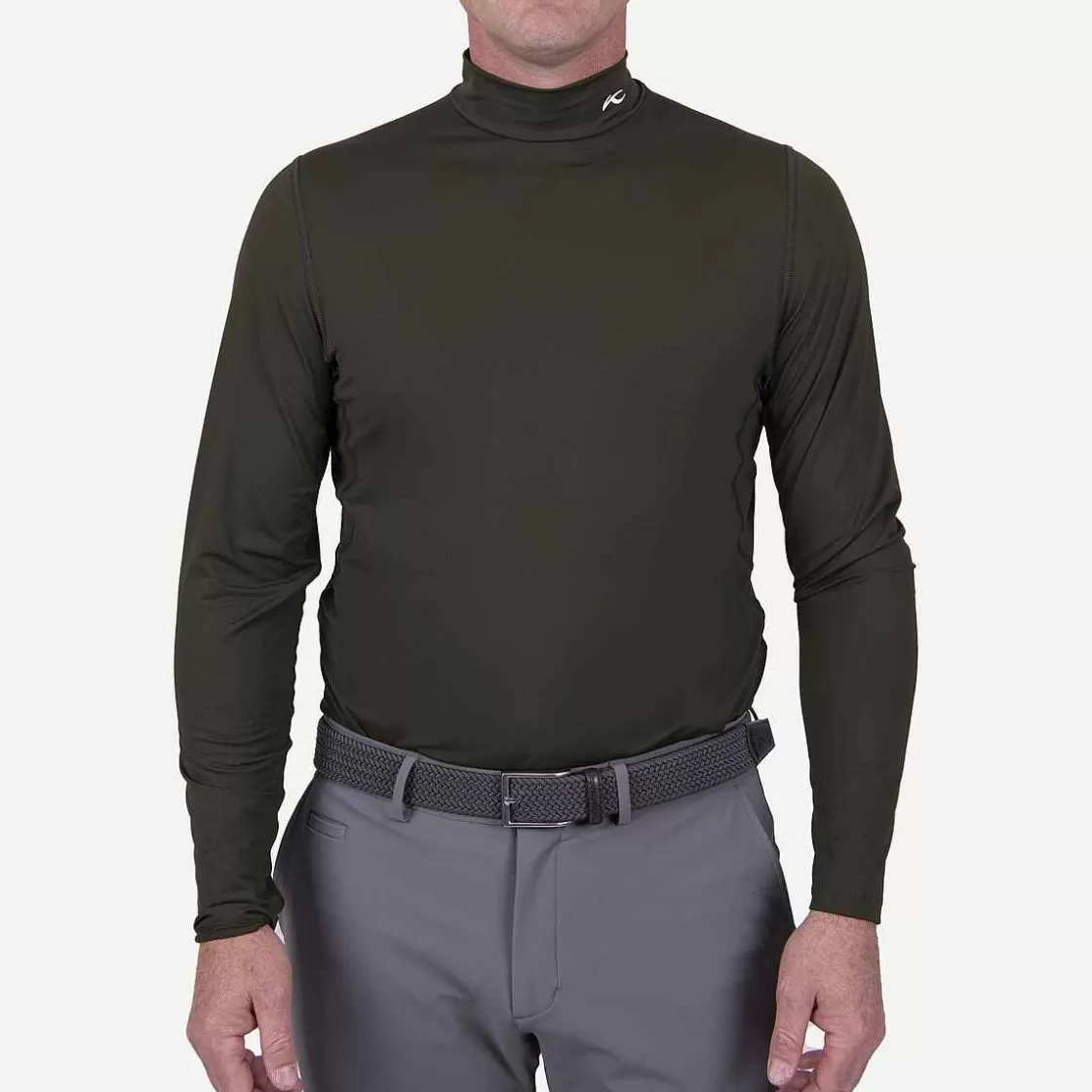 KJUS Men'S Baselayer Turtleneck Dark Olive Best