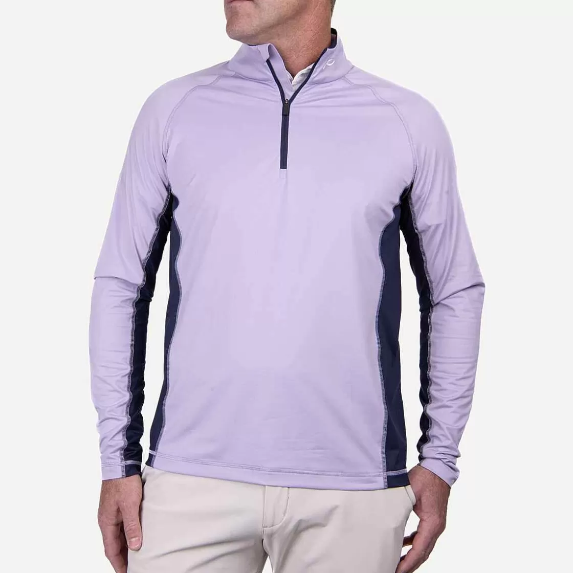 KJUS Men'S Curve Half-Zip Wisteria/Atlanta Blue Online