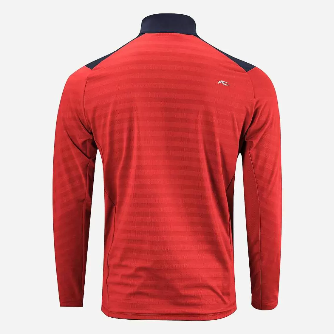 KJUS Men'S David Midlayer Half-Zip Cosmic Red/Atlanta Blue Best Sale