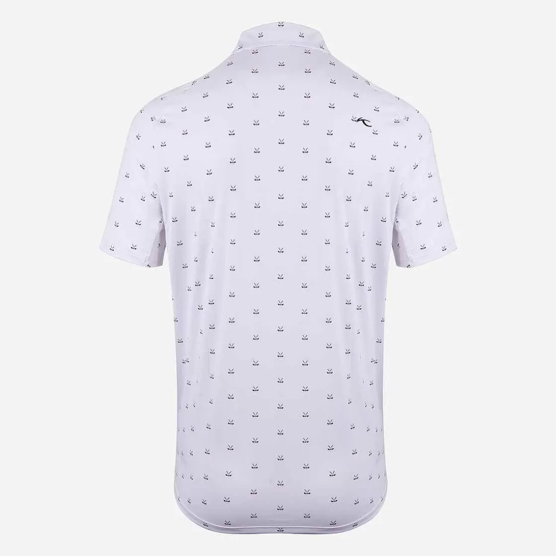 KJUS Men'S Golfer Polo S/S White/Dark Dusk Best Sale