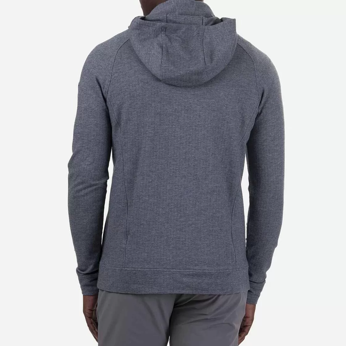 KJUS Men'S Inverness Hoodie Steel Blue/Steel Grey Fashion