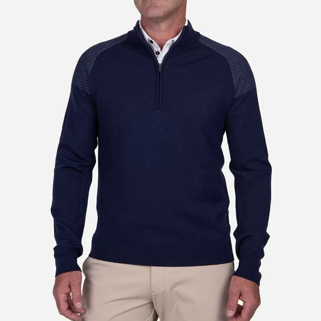 KJUS Men'S Kulm Half-Zip Atlanta Blue Melange Cheap