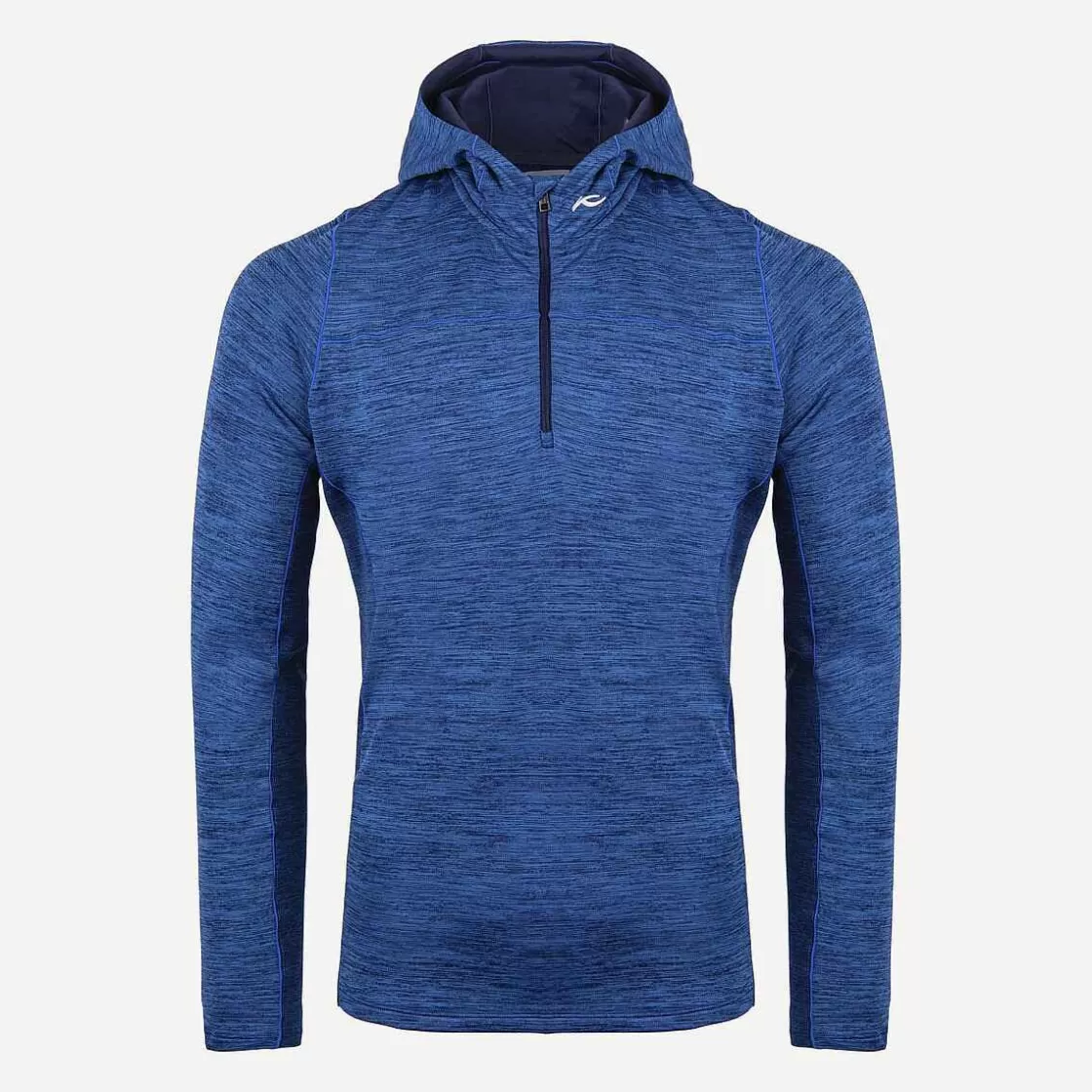 KJUS Men'S Liam Hooded Midlayer Half-Zip Bright Blue Online