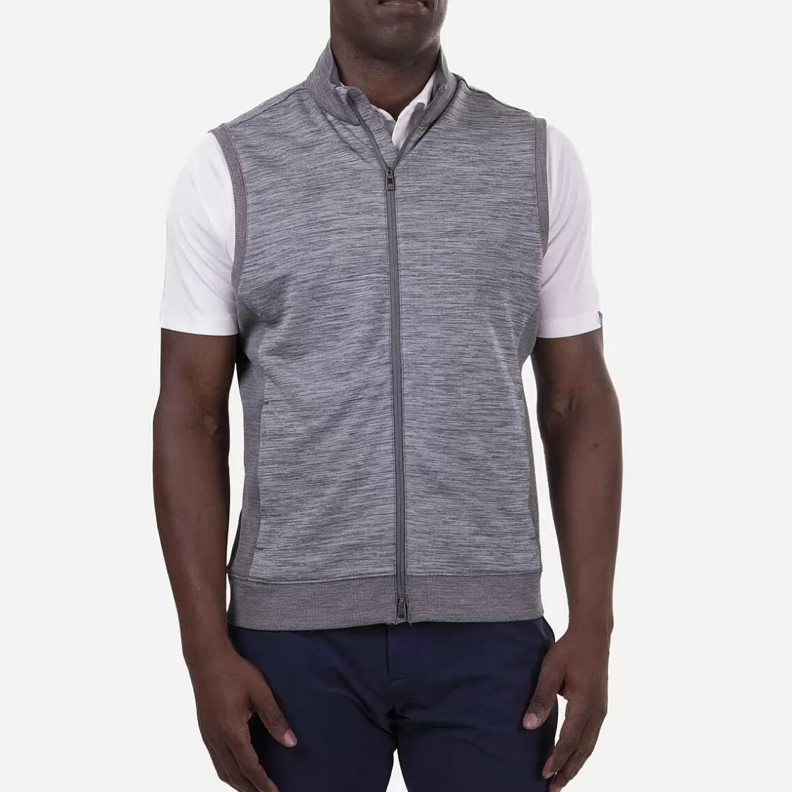 KJUS Men'S Liam Techwool Vest Steel Grey Shop