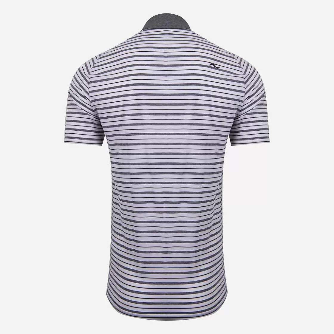 KJUS Men'S Luis Multi Stripe Polo S/S White/Metal Grey Best Sale