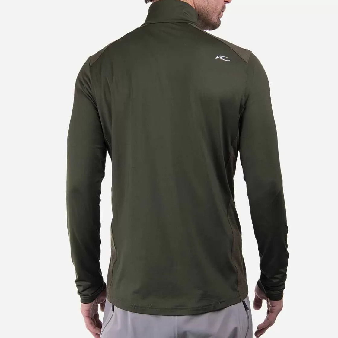 KJUS Men'S Nordiclite Midlayer Half-Zip Dark Olive Best