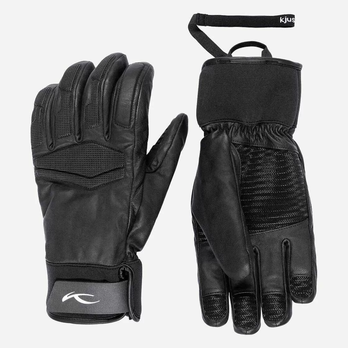 KJUS Men'S Performance Gloves Black Discount