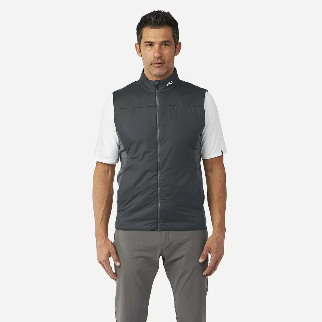 KJUS Men'S Radiation Vest Dark Dusk/Steel Grey Melange Cheap