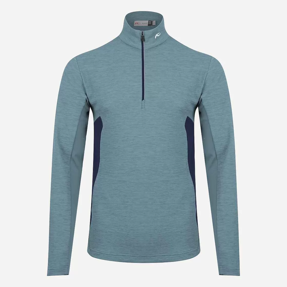 KJUS Men'S Roman Midlayer Half-Zip Cypress Blue Cheap