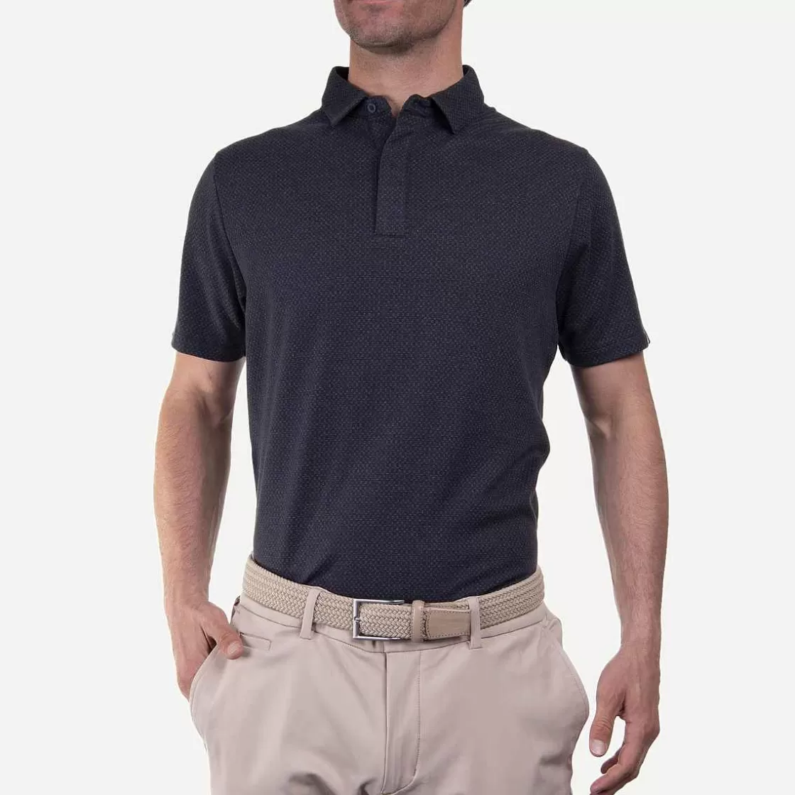 KJUS Men'S Sanford Polo S/S Atlanta Blue/Iron Clearance