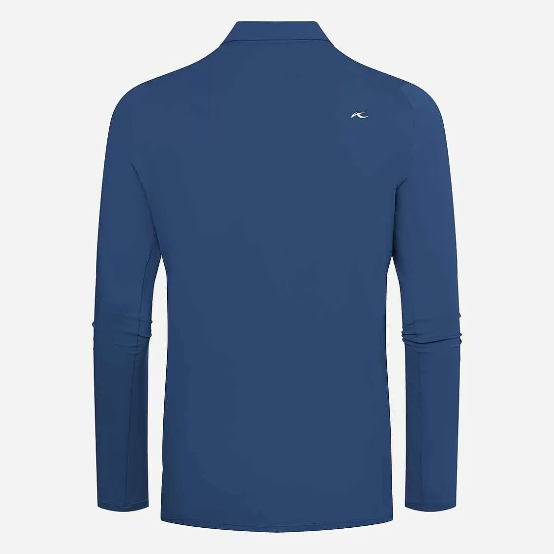 KJUS Men'S Soren Solid Polo L/S Blueberry Shop