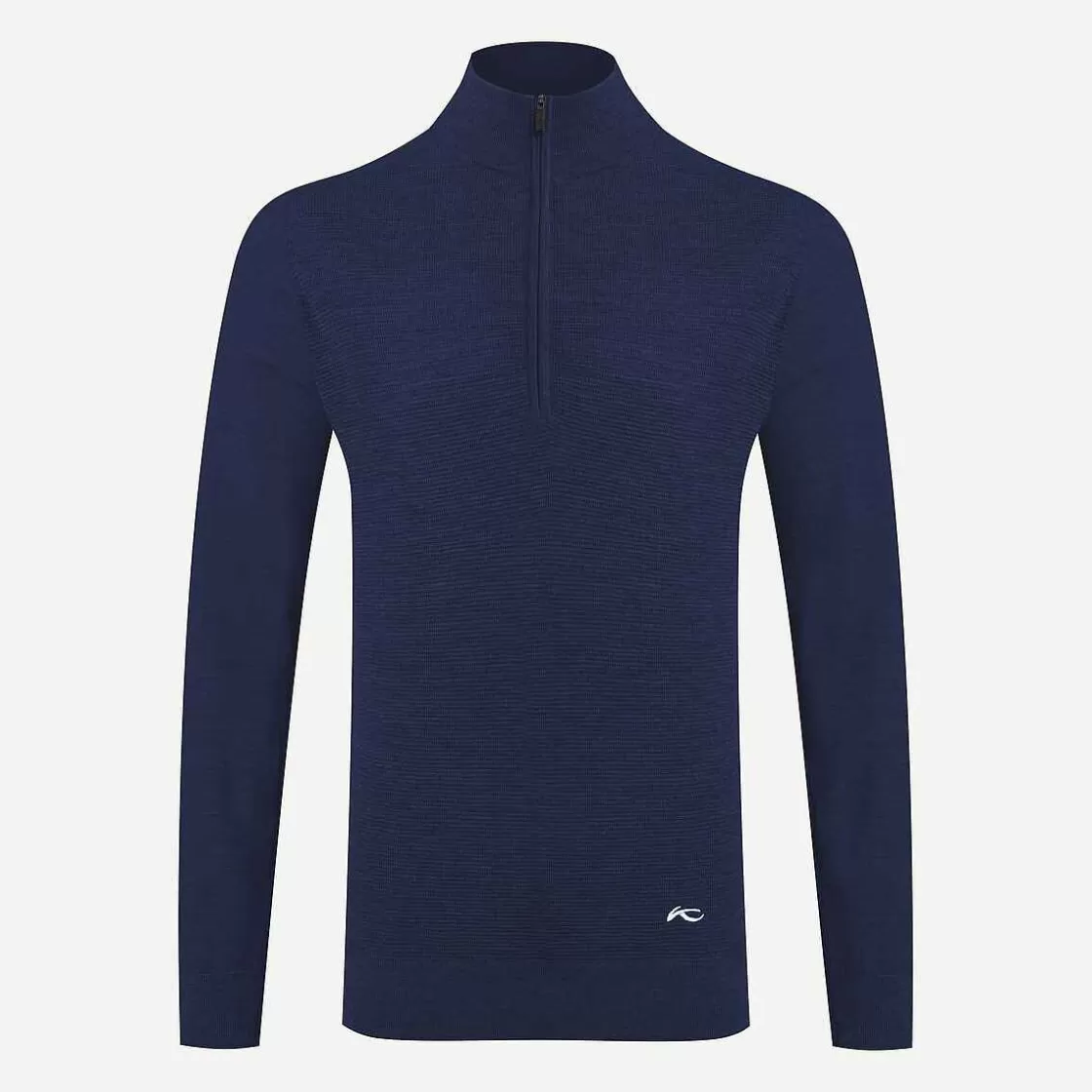 KJUS Men'S Therma Yarn Half-Zip Atlanta Blue Best