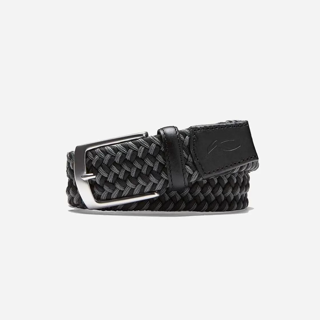 KJUS Unisex Sporting Webbing Belt Black/Steel Grey Store