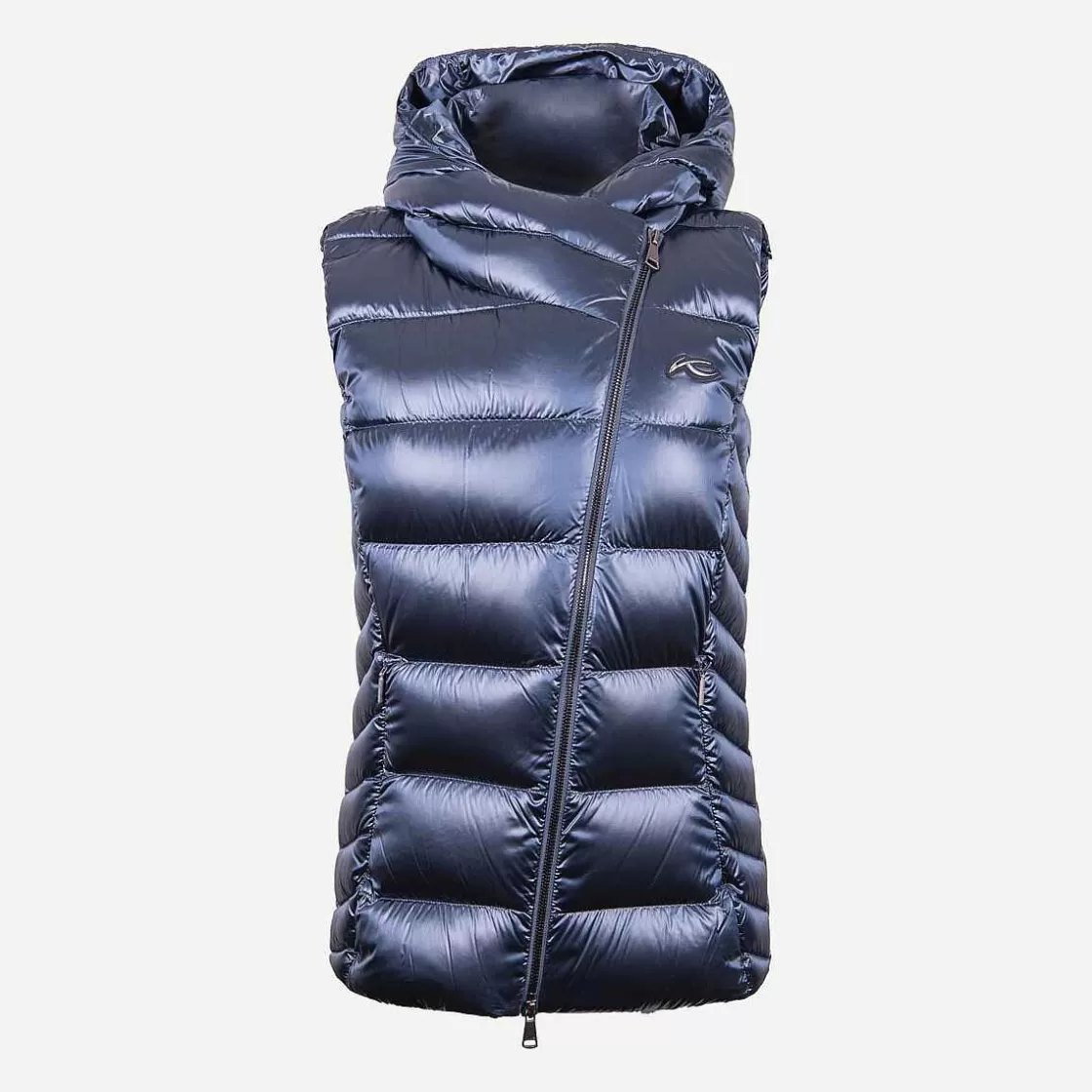 KJUS Women'S Alina Shine Vest Steel Blue Shop