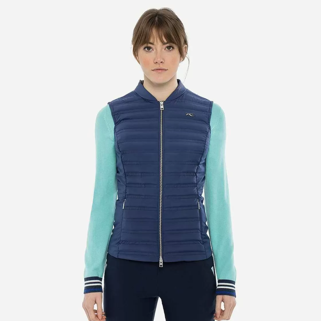 KJUS Women'S Bellavista Vest Atlanta Blue Hot