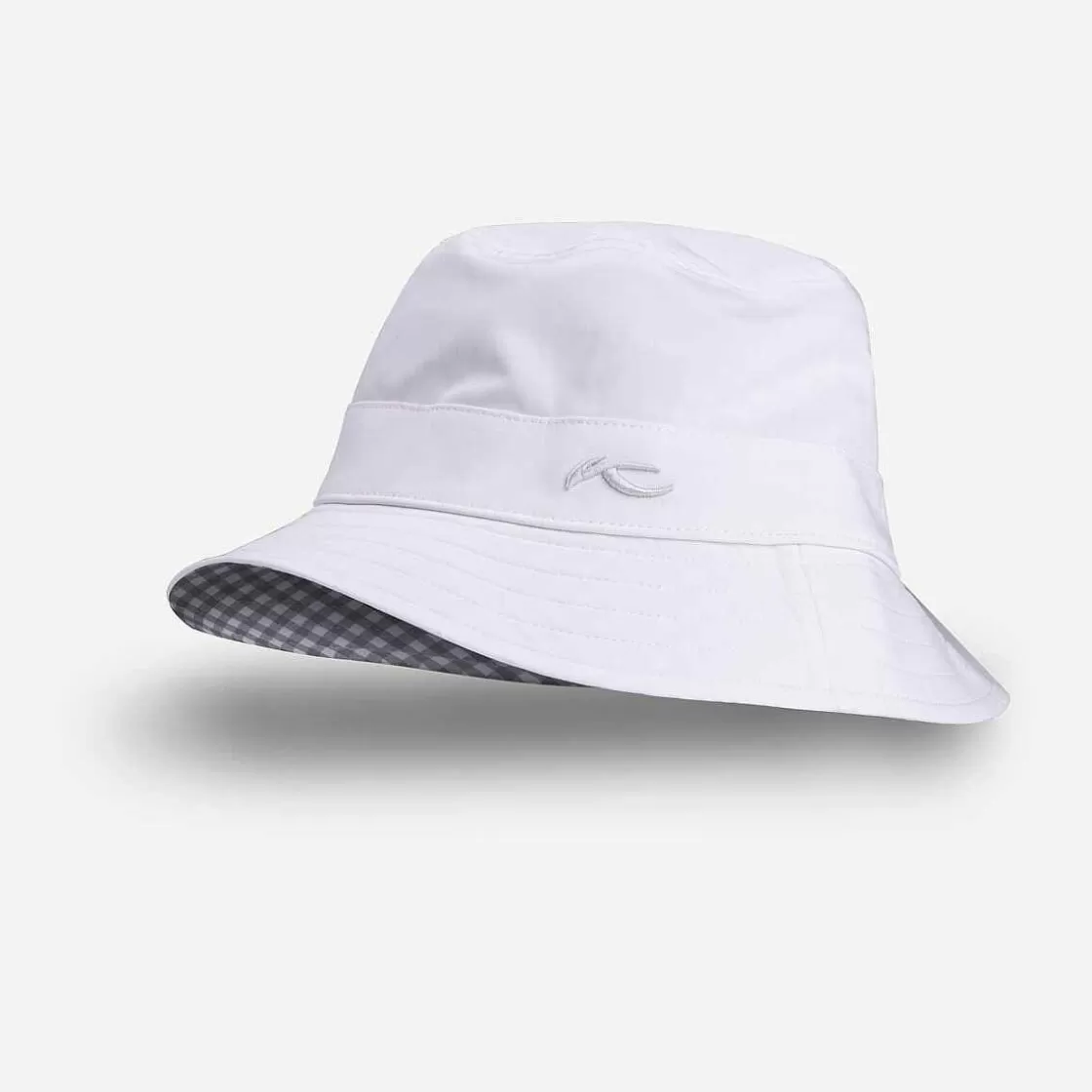 KJUS Women'S Bucket Hat White/Metal Grey Cheap