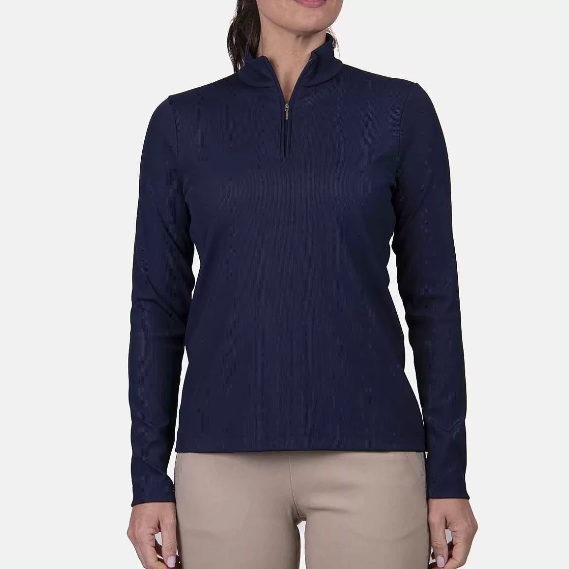 KJUS Women'S Celin Midlayer Half-Zip Atlanta Blue Flash Sale