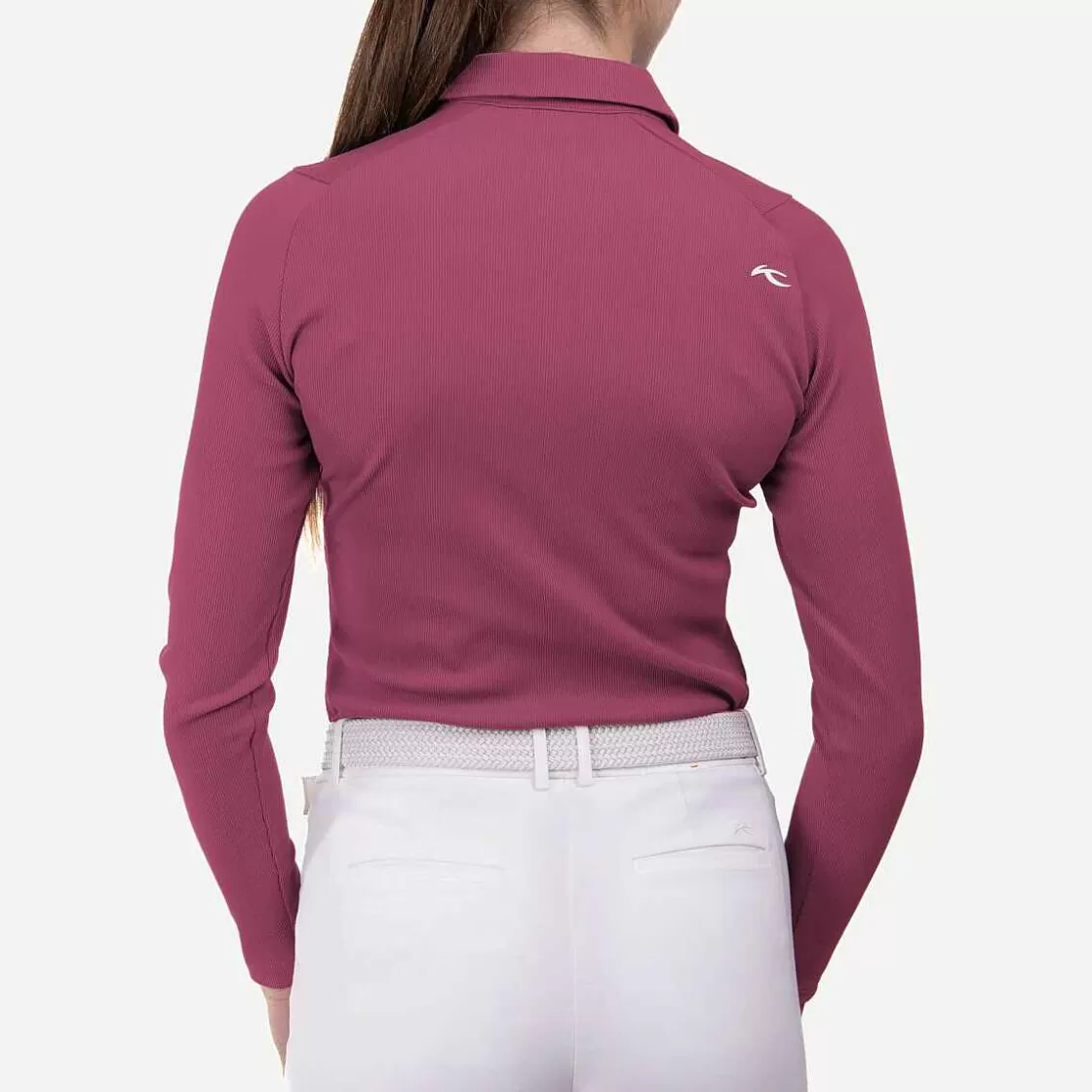 KJUS Women'S Celin Polo L/S Red Plum Shop