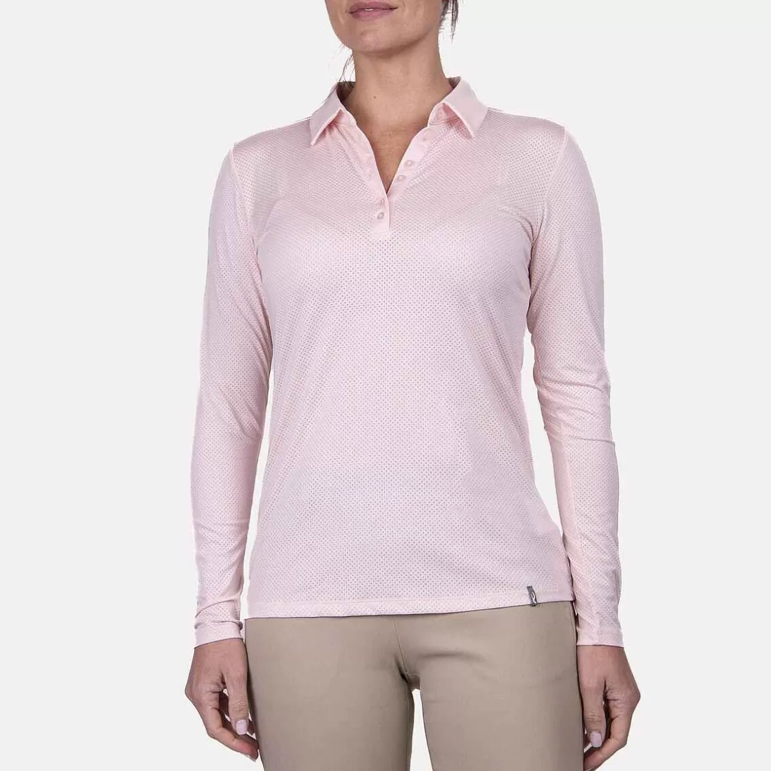 KJUS Women'S Eve Polo L/S Rose Quartz Online