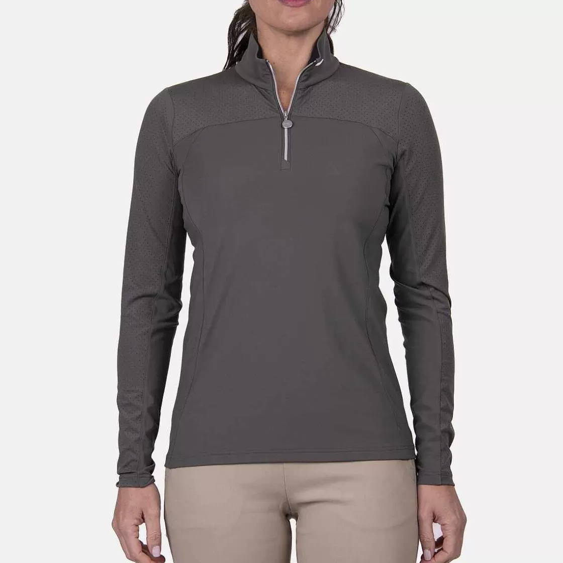 KJUS Women'S Evy Half-Zip Iron Discount