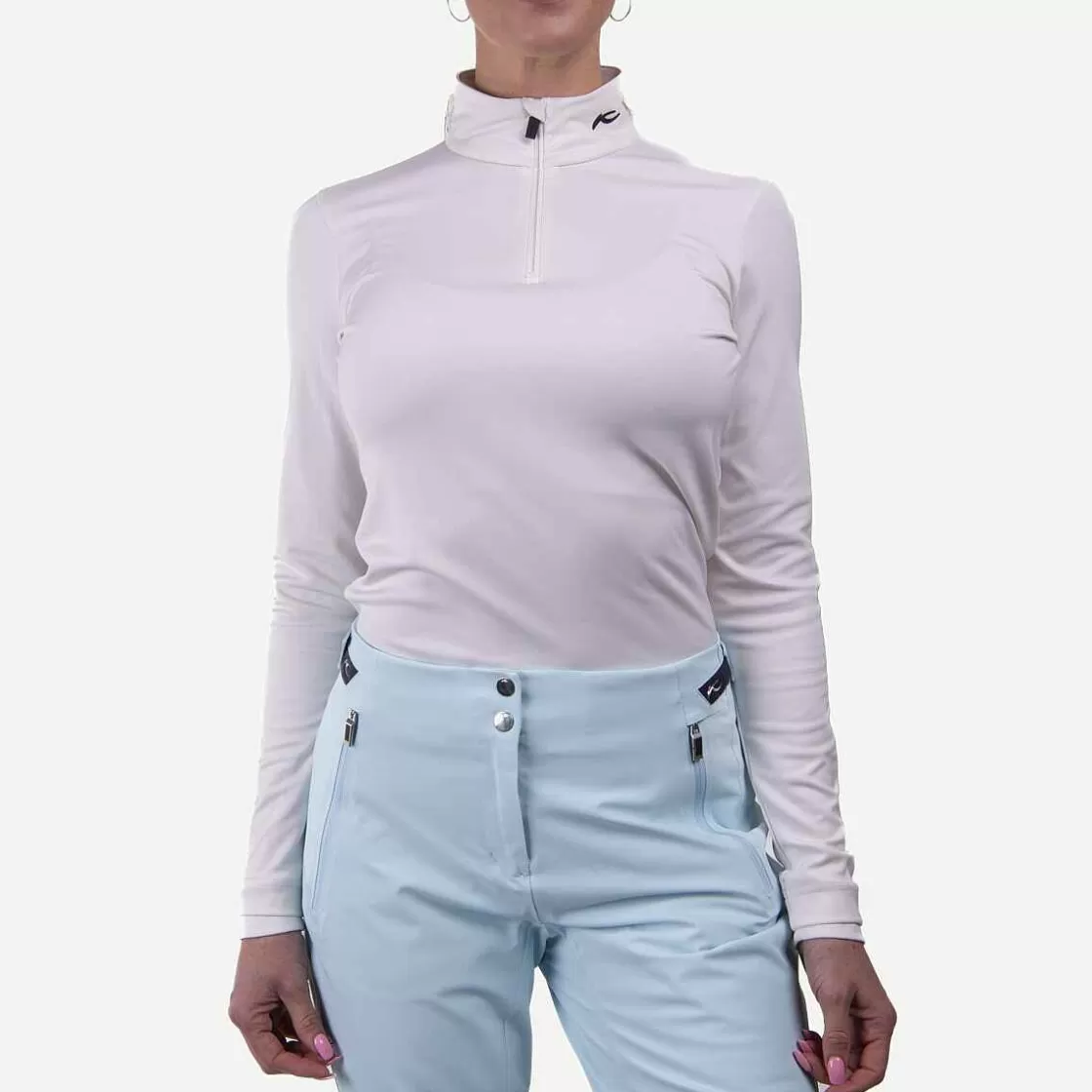 KJUS Women'S Feel Midlayer Half-Zip White Sale