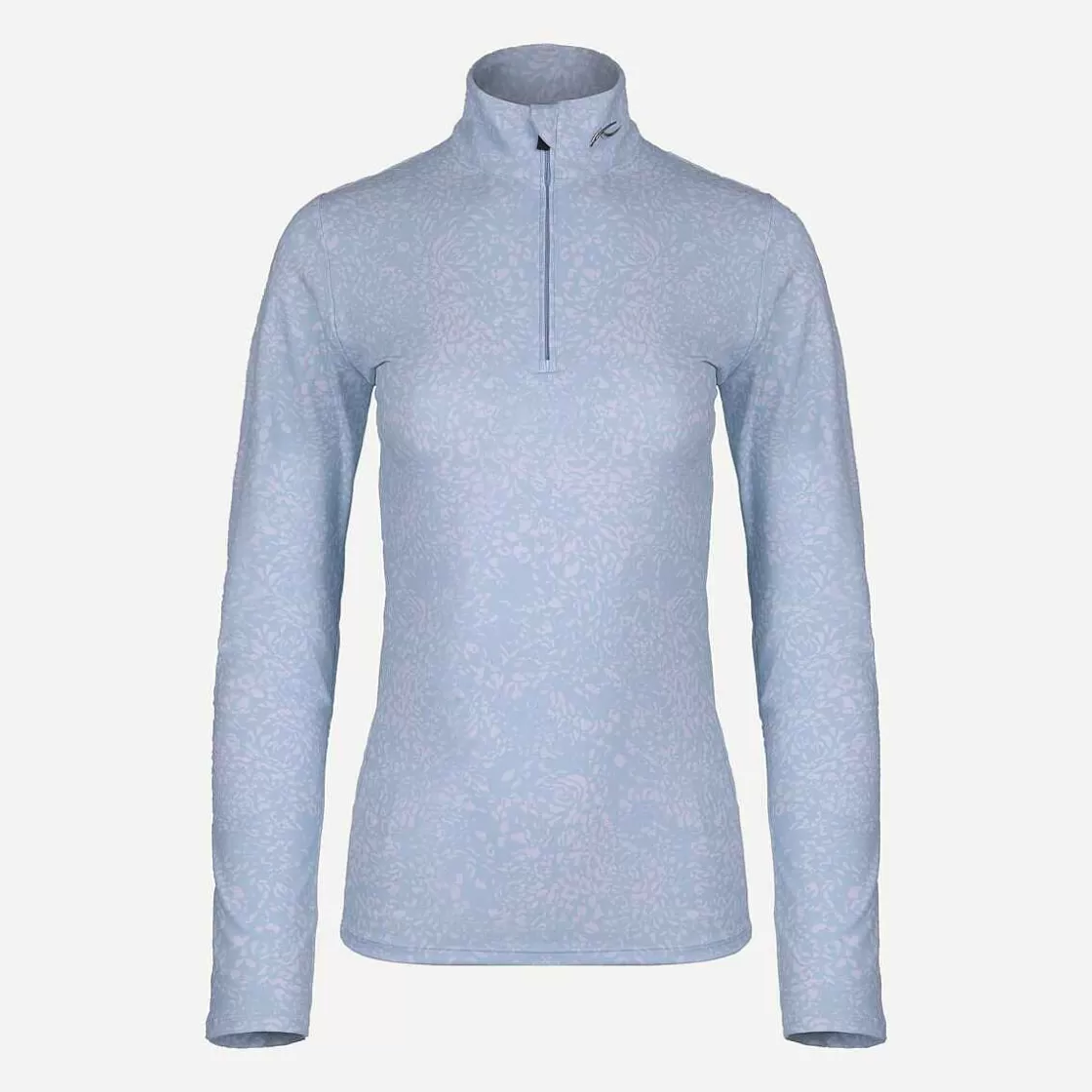 KJUS Women'S Motion Print Half-Zip White/Icy Blue Best Sale