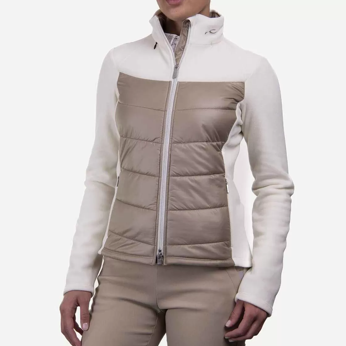 KJUS Women'S Mundin Midlayer Jacket Almond/Ivory Cheap