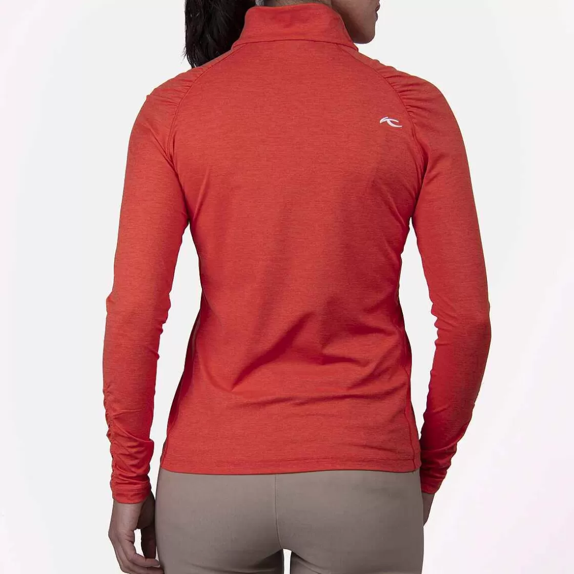 KJUS Women'S Nora Cooling Half-Zip Persimmon Outlet