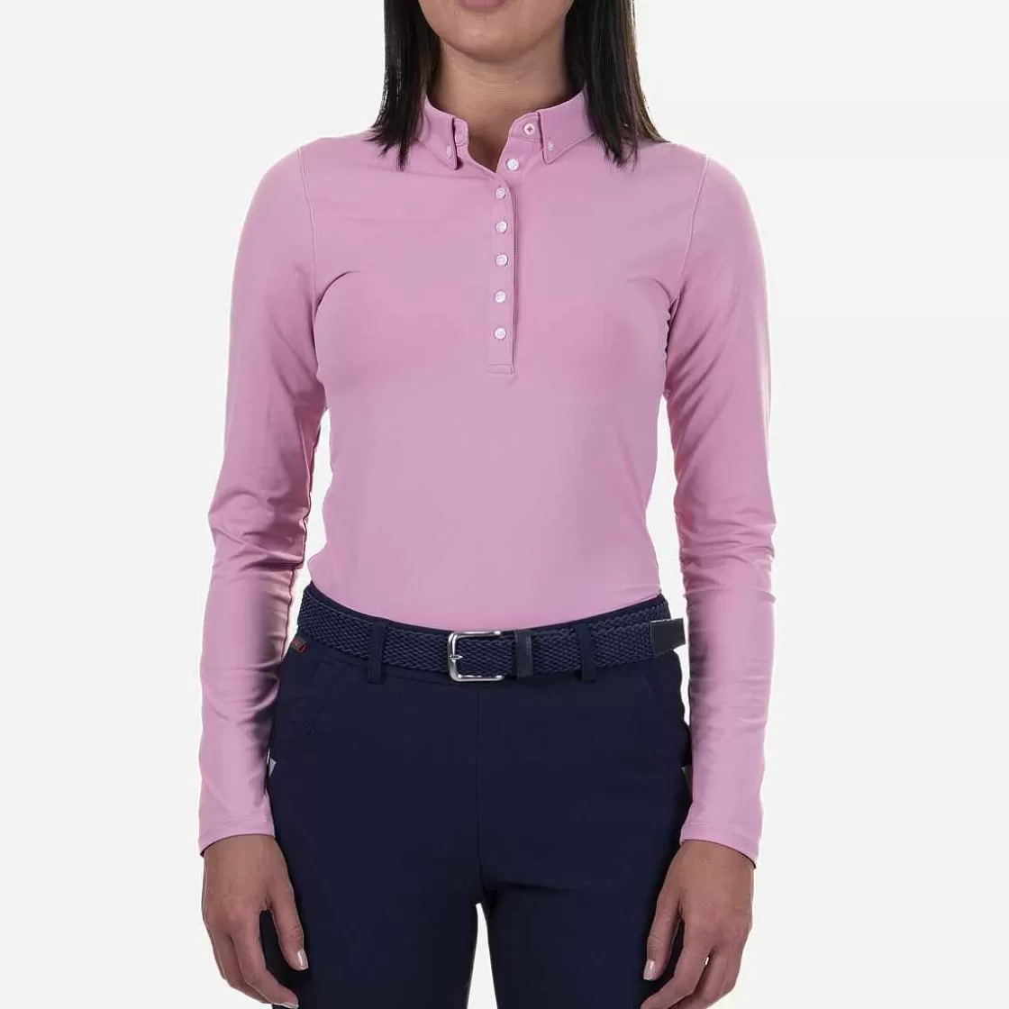 KJUS Women'S Scotscraig Polo L/S Pink Sorbet Online