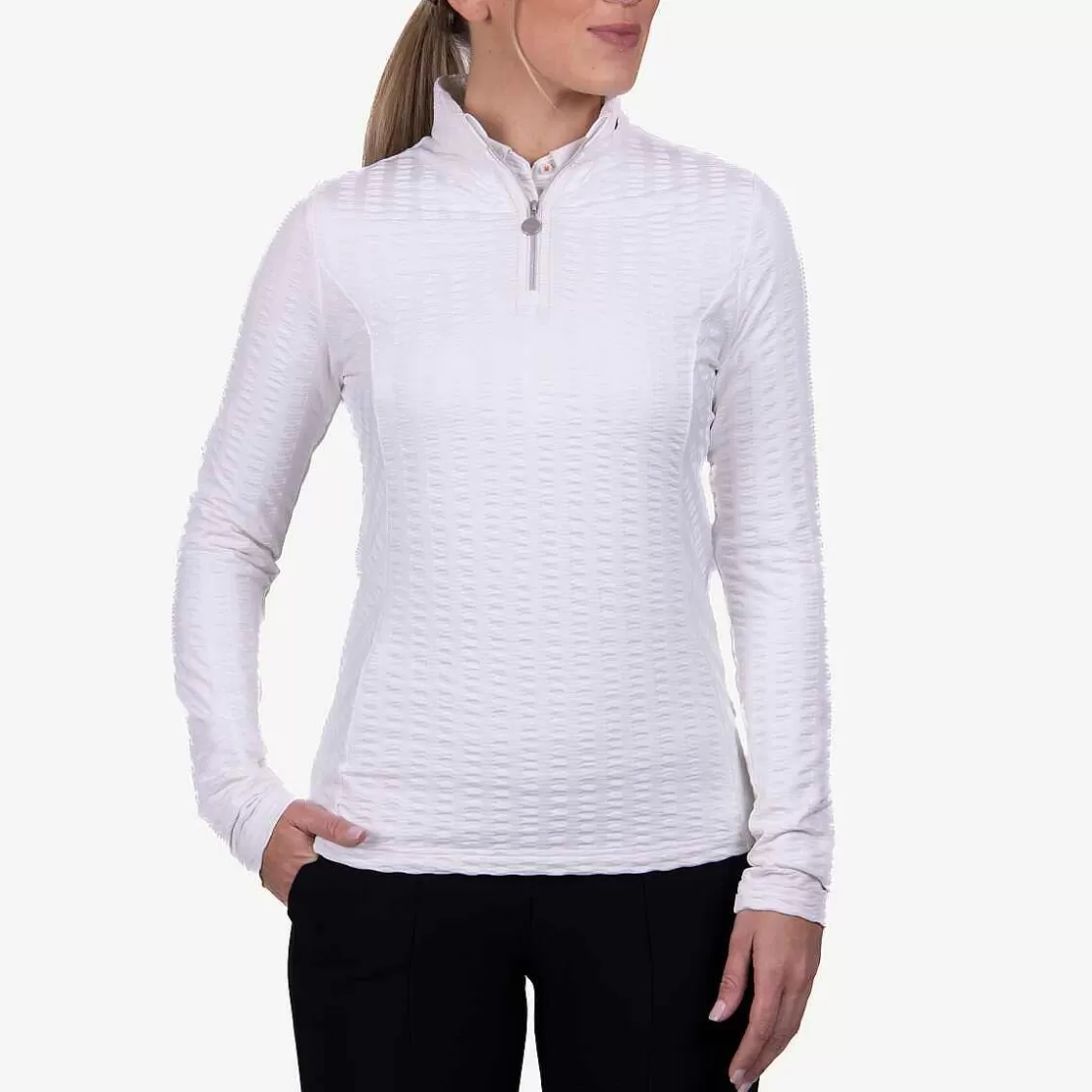 KJUS Women'S Sense Half-Zip Lite White Shop