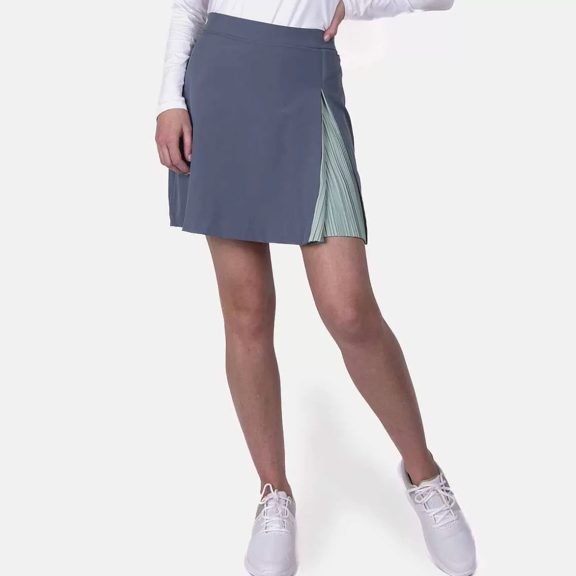 KJUS Women'S Siena Skort (15.5") Steel Blue Outlet