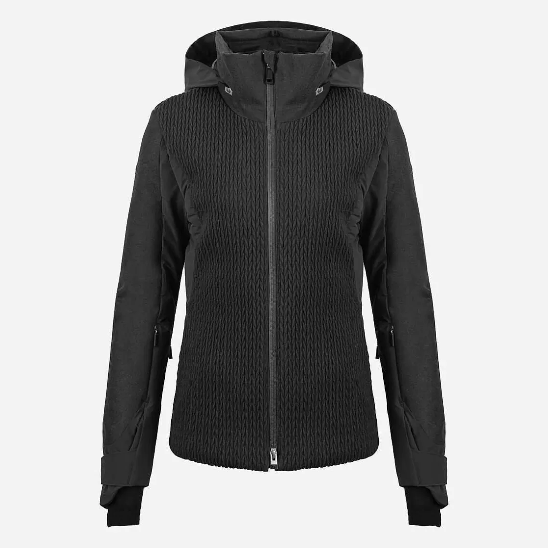 KJUS Women'S Smocked Luxe Jacket Black Outlet