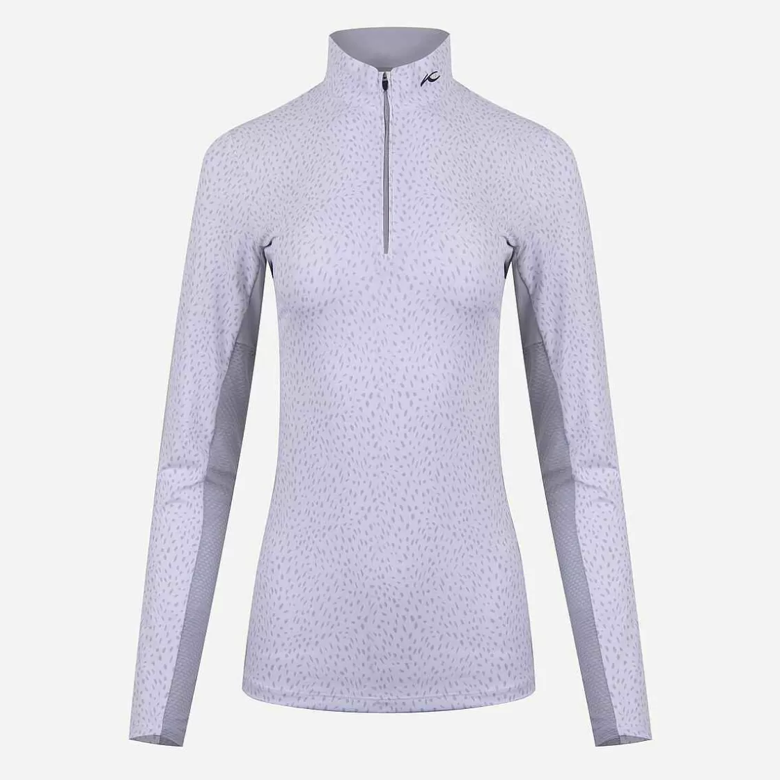 KJUS Women'S Sunshine Printed Half-Zip White/Alloy Shop