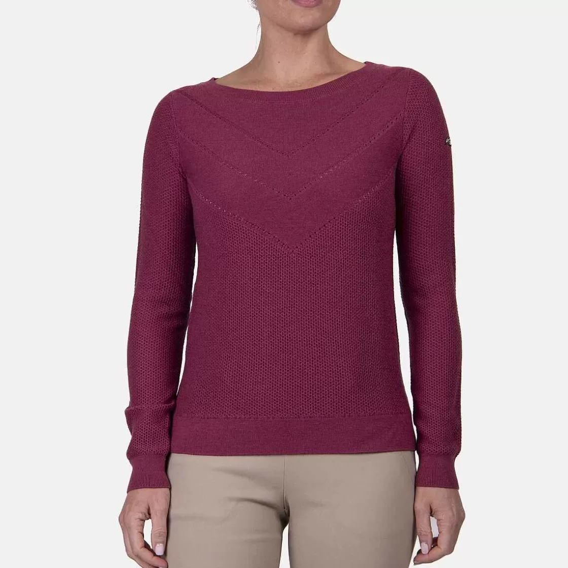 KJUS Women'S Surrey Sweater Red Plum Shop