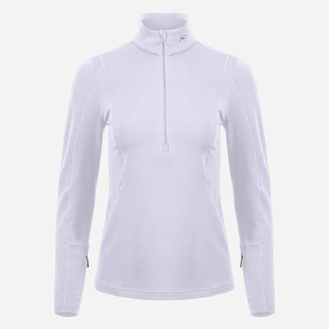 KJUS Women'S Trace Midlayer Half-Zip White Discount